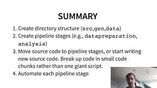 Four steps to automate & make reproducible your empirical research project