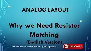 Why we Need Resistor Matching - English Version
