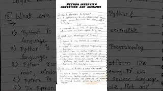 python interview questions and answers part2 