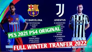 CARA UPDATE PATCH OPTION FILE PES 2021 PS4 PS5 FULL WINTER 2022