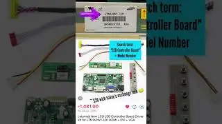 Old Laptop Screen as an External Monitor Conversion