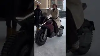 A Futuristic Bike Arrived in a Snowstorm… Then It Changed 😳❄️