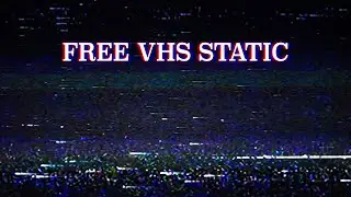 VHS Static & Hum - 100% FREE (Looping Stock Footage Clip)