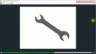 #AutoCAD TUTORIAL   3D WRENCH#