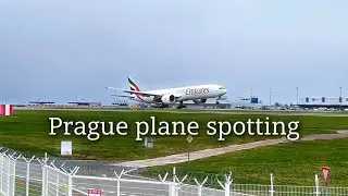 Prague Václav Havel airport plane spotting (737, A320, 787 and 777!)