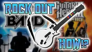 NEW Guitar works w/EVERY Guitar Hero & Rock Band for PlayStation 3 and PC! REVIEW INSIDE