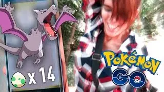 Abriendo 14 Huevos de 10KM + ¿Truco Aerodactyl?