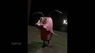 I Made Courage the Cowardly Dog In Blender !