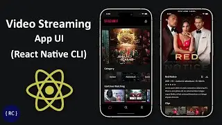 NetFlix Clone App UI in React Native CLI | Video Streaming App UI in React Native CLI | StreamIt
