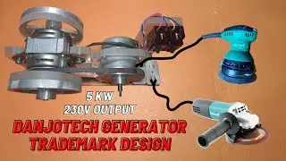 5KW 230V AC OUTPUT GENERATOR, TRADEMARK DESIGN BY DANJOTECH