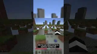 Minecraft but I find the PARKOUR NOMADS
