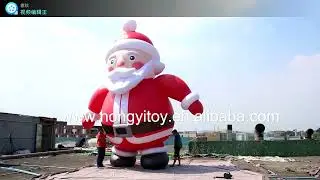 custom giant inflatable Santa Claus for 2025 Christmas decoration