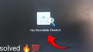 No bootable Device -How to fix No Bootable Device in Acer laptop|| Step by Step Solve
