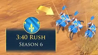 French 3:40 Feudal Aggression | Build Order Guides | Valdemar