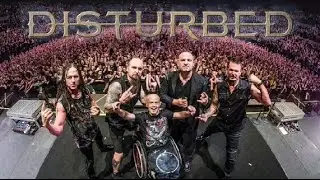 Disturbed Brings Fan In Wheelchair Up On Stage (Live in Auckland, New Zealand)