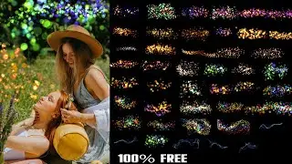 150 Mega Bundle Photo Overlays PNG Photoshop Tutorial