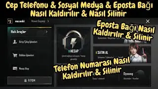 How to Remove Email & Delete Link & Remove Number & Delete Social Link in Pubg Mobile