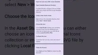 Import an Icon as XML Vector Drawable in Android Studio
