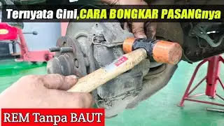 Gak Pake BAUT! Servis REM L300,ini TRIKnya