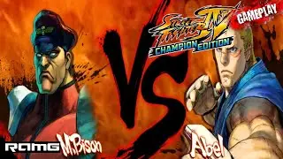 Street Fighter IV Champion Edition: M.Bison Vs. Abel | HD | 60 FPS | Crazy Gameplays!!