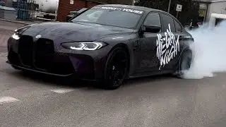 BMW M3 G80 burnout