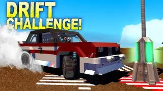 The Most Satisfying Drift Challenge I've Played In Scrap Mechanic