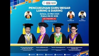 Pengukuhan Guru Besar Luring dan Daring