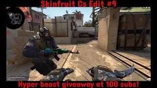 Easy knife kill | Cs edit #9 | Giveaway at 100 subs!