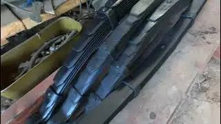 Реставрация рессор газ 69 для проекта