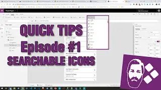 QUICKTIP: Searchable Icons!!!
