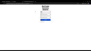 Most Traded Currencies Converter - Google Chrome Extension