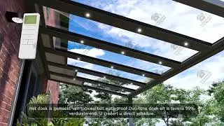 Veranda Sunshade System 3D Animation | Pixel Fabrikası