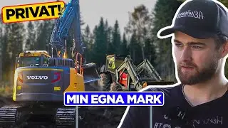 NYTT PROJEKT PÅ MIN EGNA FASTIGHET | DEL 1 | PÅBÖRJAR BYGGET AV EN PLAN