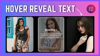 CREATE AMAZING Hover Effects with Elementor Text Over Image!
