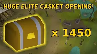 OPENING 1450 ELITE CLUE SCROLL CASKETS! - OSRS