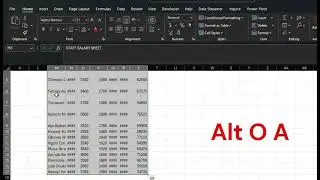 Excel Shortcuts: Instantly Adjust Column Width and Row Height