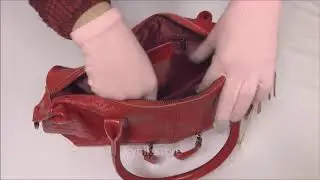 Кожаная красная сумка 1196 2 Jester Red