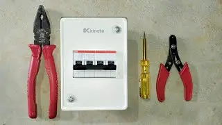 #29 Four Way Mcb Connection | TPM Mcb Connection | Three Phase Mcb Connection | 4 Way Mcb Feting