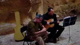 Армянская музыка в пещере Лузит (Duduk & guitar in Luzit caves)