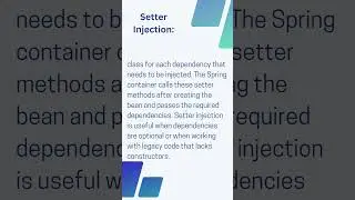 Types of Dependency Injections in Spring Boot 