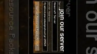 Join our MC server