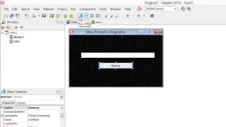 Como Fazer o seu primeiro programa no Delphi 2010