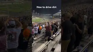 How to drive dirt #dirtracing #nascar #burnout #meme