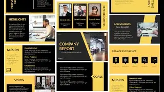 Beautifully Designed Corporate PowerPoint Template Absolutely for Free !
