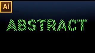 How to create an Abstract text in Illustrator