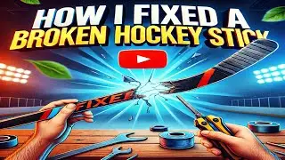 How to fix a broken Carbon Fiber Hockey Stick