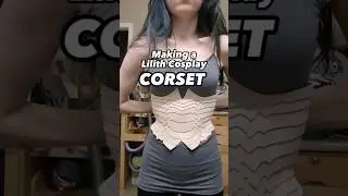 Making a Lilith cosplay from Diablo 4! Leather Corset Part 1 