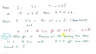 How to use Definition 1 of Sup in a proof