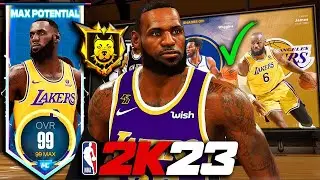 NBA 2K23 MyPlayer Builder REVEALED - 6'8 LeBRON JAMES BULLY BADGE BUILD / ShakeDown's BREAKDOWN