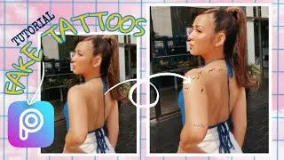 Kyline • How to put Fake Tattoos • Easy Tutorial using Picsart | Aira Grace